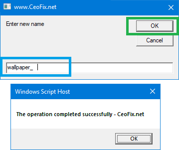 Batch Rename Multiple Files in Windows
