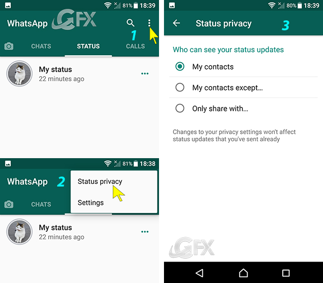 How To Add And Whatsapp Status