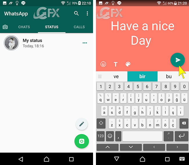 How To Add And Whatsapp Status