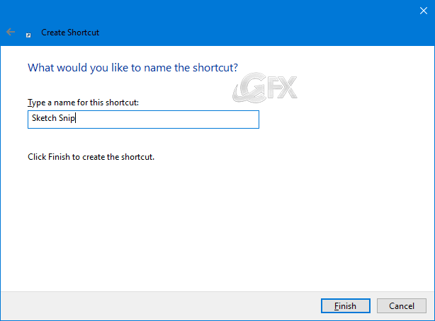 How To Add Snip & Sketch App Desktop Shortcut in Windows 10