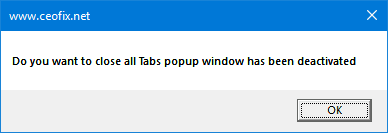 Enable-Disable Close All Tabs Confirmation Dialog In Edge