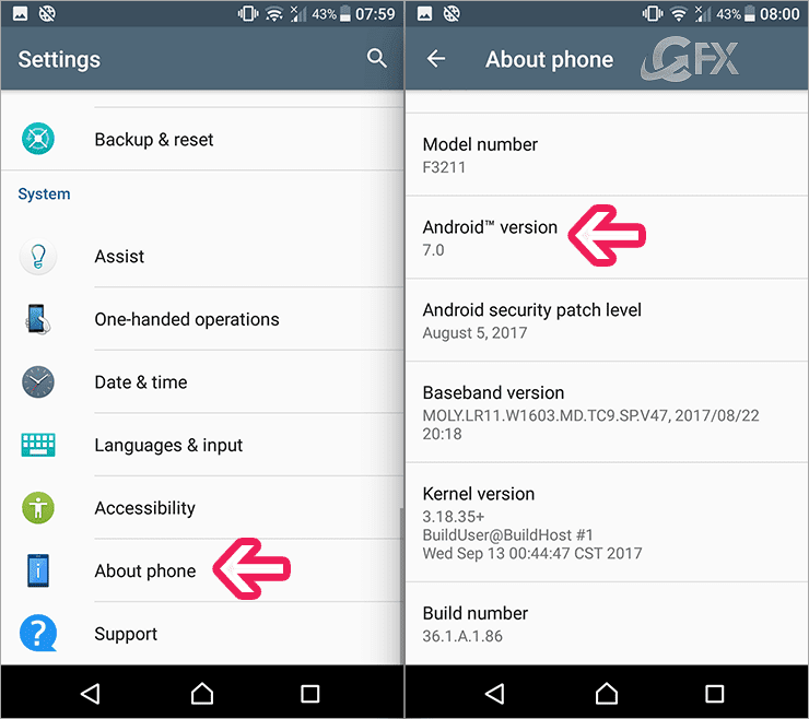 How To Check your Android Version