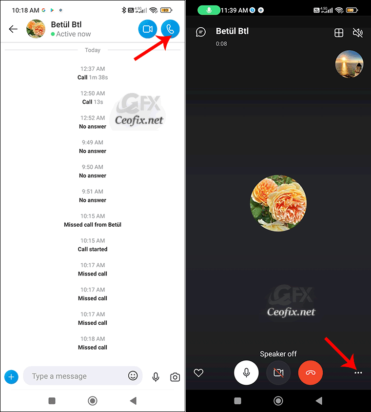 Skype screen share feature for iOS and Android devices: 