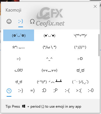 How to Open Emoji Panel Using Keyboard in Windows 10