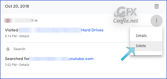 Delete or turn off My Activity in your Google Account