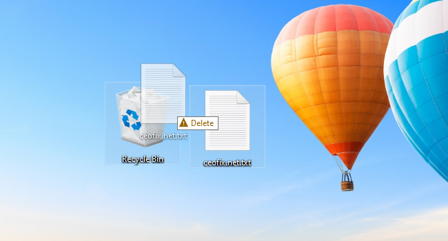 Bypass The Recycle Bin When Deleting Files on Windows 10