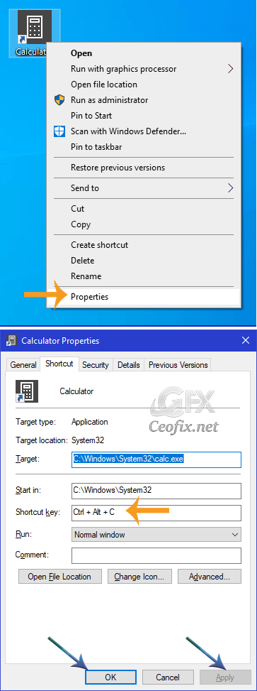 How to Create A Calculator Shortcut on Desktop