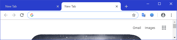 Hide Bookmarks Bar on New Tab Page in Google Chrome