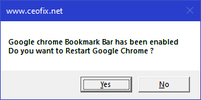 Hide Bookmarks Bar on New Tab Page in Google Chrome