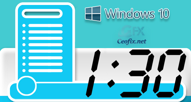 How to Remove or Add the Clock from the Windows 10 Taskbar