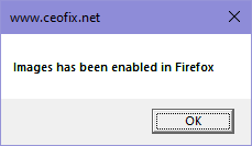 Enable images in Firefox