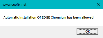 Prevent Microsoft Edge Chromium From installing Automatically