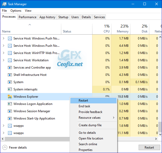 How to fix the Windows Taskbar is not hiding?