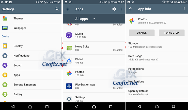 How to Clear App cache and App Data in Android 