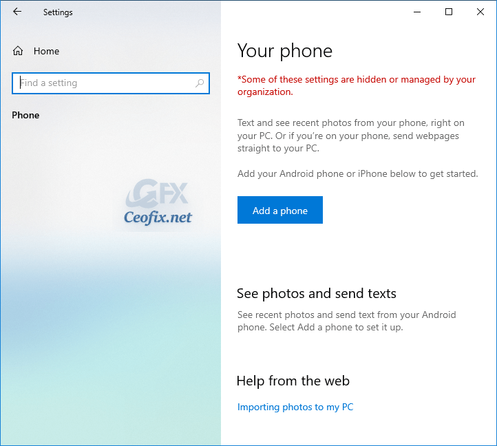 How to Disable the Your Phone Feature in Windows 10