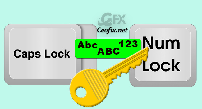 How To Sure Caps Lock and Num Lock Is On Or Off