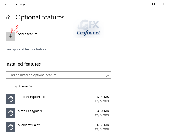 add optional features