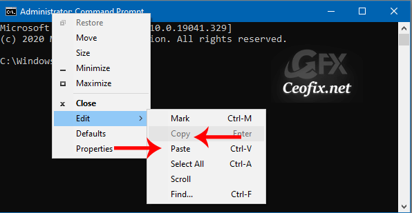 How to Enable or Disable Copy-Paste in Command Prompt on Windows 10