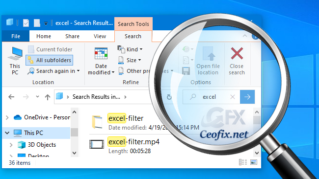 Add or Remove Locations for Search Index in Windows