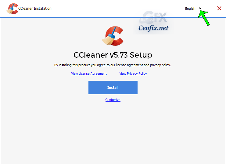 How to change CCleaner language?