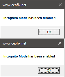 Disable or Enable Incognito Mode In Chrome On Windows 10