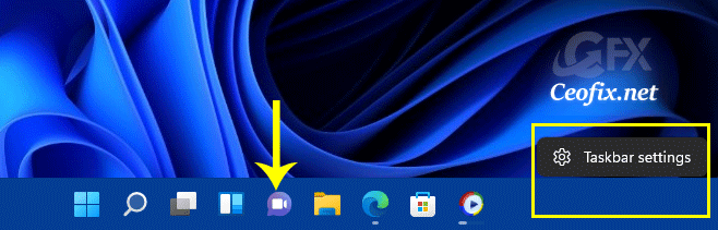 How to remove the Microsoft Teams icon from the taskbar in Windows?