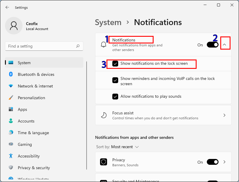 How to Show or Hide Lock Screen Notifications in Windows 10 & 11