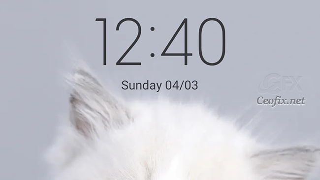 Change My Lock Screen Clock Style on SmartPhone