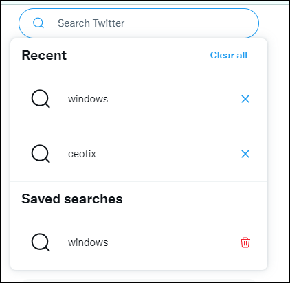 How to Delete Saved Searches in Twitter How to Delete Saved Searches in Twitter