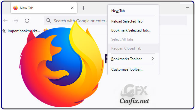 How to Show/ Hide or  Blocked Firefox Menu Bar