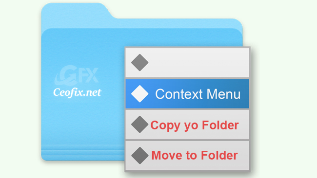 Add or Remove “Move To folder” to Context Menu on Windows